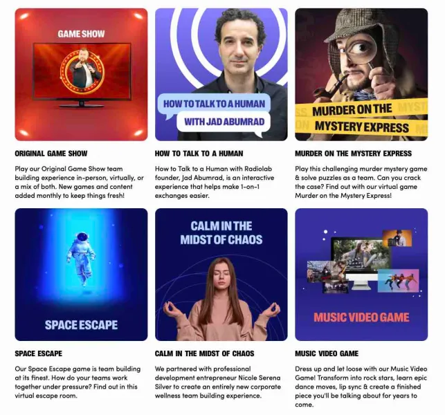 the go game experiences