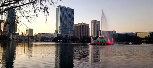 Lake Eola and Downtown in Orlando