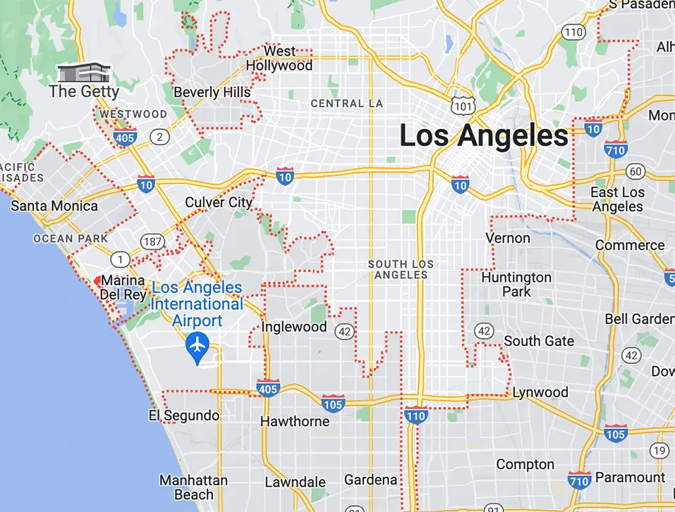 map-los-angeles