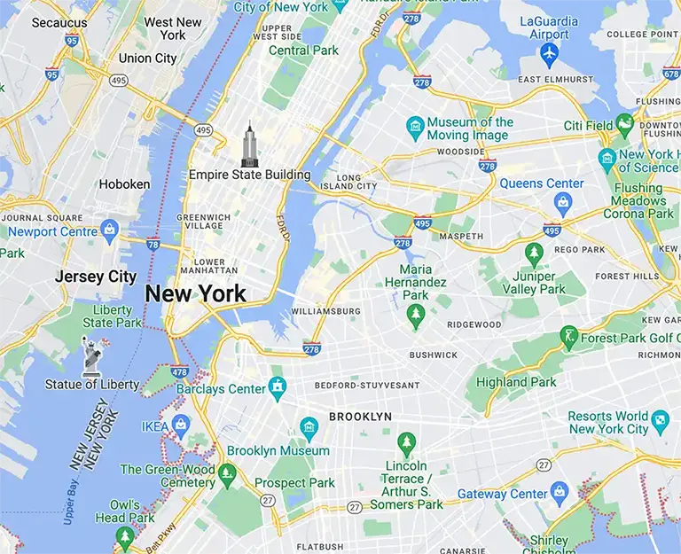 map-new-york-city