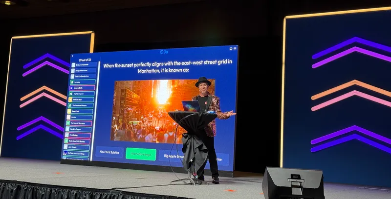 Our Tech Makes Everything Seamless — Conference Game feature