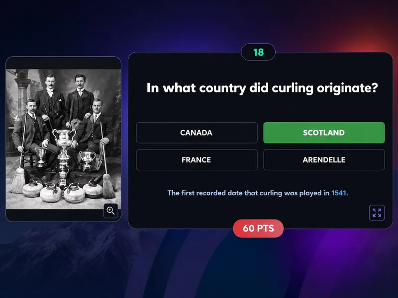 COMPETE IN WINTER OLYMPIC TRIVIA — Winter Olympics feature