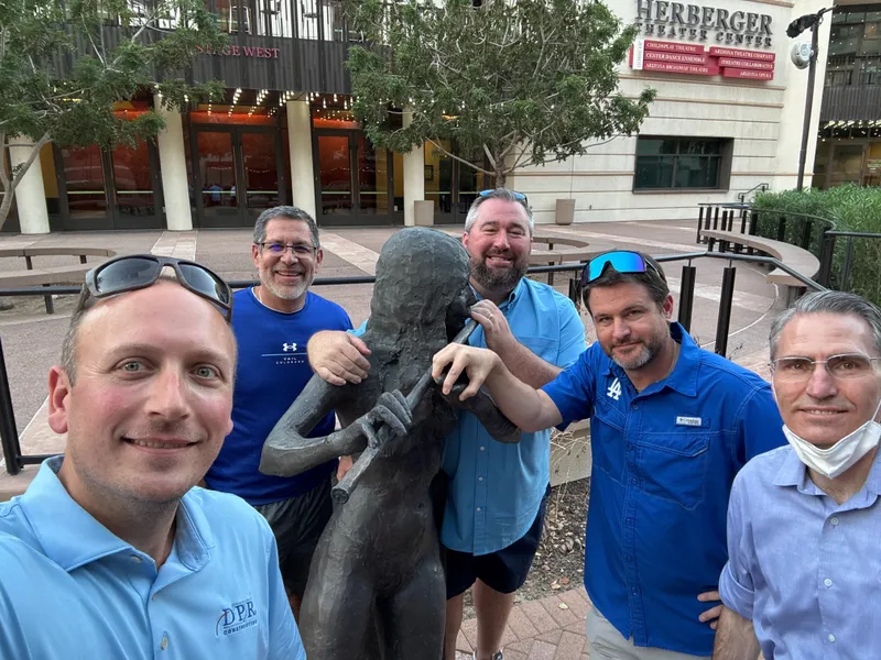 DPR Construction’s Oceans 5 team at the Herberger Theater Center during their Phoenix Classic Adventure