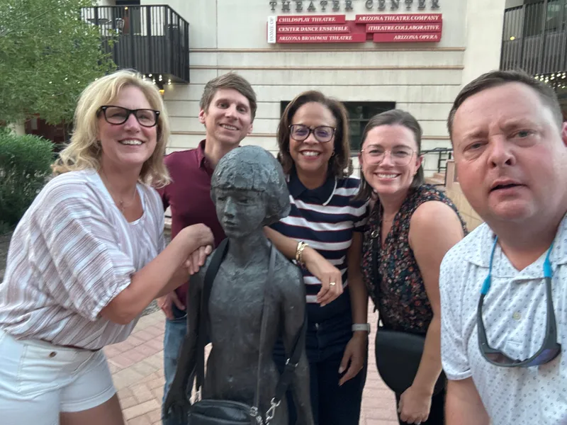 The Standouts pose at the Herberger Theater Center during DPR Construction’s Phoenix Classic Adventure on October 7, 2026.