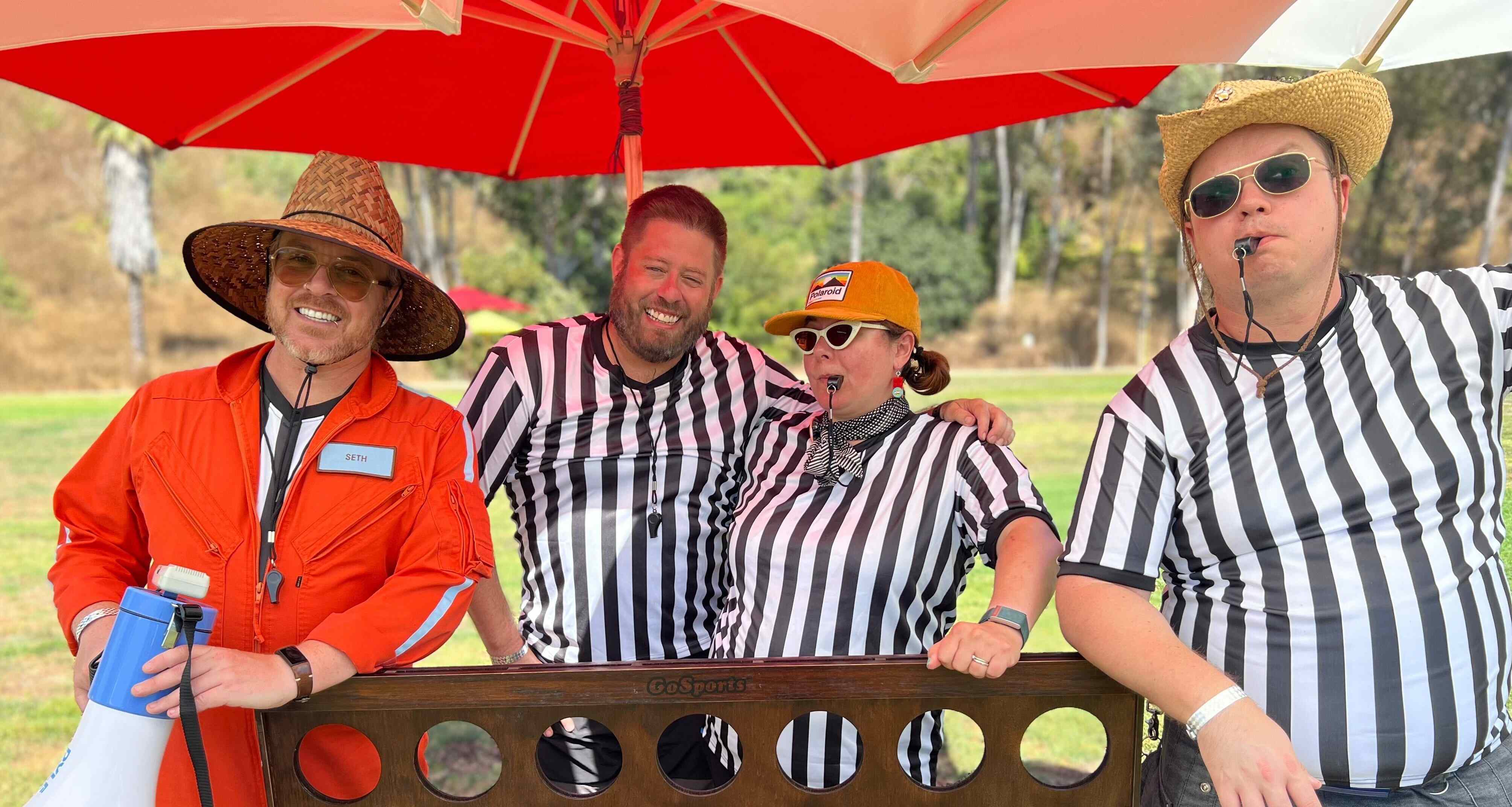The Team — Lawn Games feature