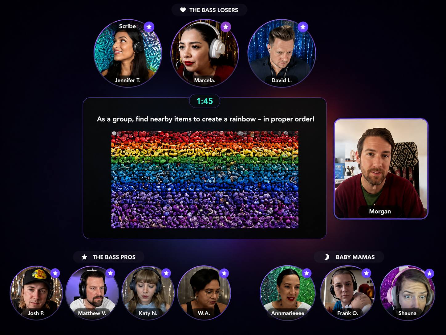 Move Around in a Virtual Space — Hunt and Gather feature