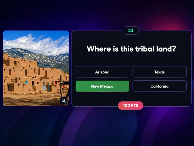 INTERNATIONAL TRIVIA — International Game feature
